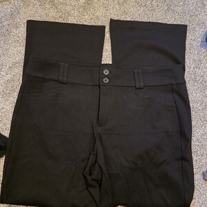 Black Dress Pants Flare Leg